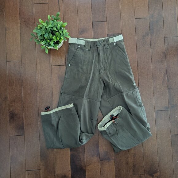 ARMY GREEN VINTAGE CARGO PANTS - Picture 1 of 5